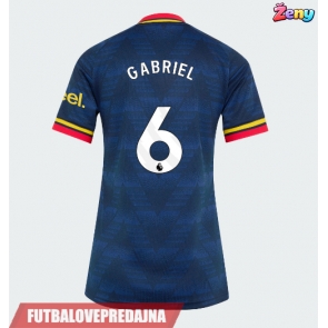 Lacne Ženy Futbalové dres Arsenal Gabriel Magalhaes #6 2026-27 Krátky Rukáv - Preč